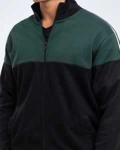 Men’s Color Block Tracksuit Set – <b>Zip</b> Jacket & Jogger Pants Custom Men’s Sports Tracksuit – Full <b>Zip</b> Jacket with Joggers Men’s - Product Image 3