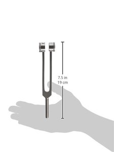 Diapason de haute précision 128 Hz, instrument de thérapie vibratoire pour la guérison corporelle, l'équilibre énergétique et la méditation - Product Image 1