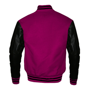 Men's High Quality Vintage Varsity <b>Jacket</b> <b>Winter</b> Wool with Embroidery Decoration Custom <b>Leather</b> Sleeves - Product Image 3