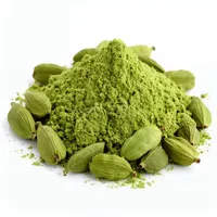 Poudre de cardamome verte naturelle en vrac OEM, saveur intense et arôme riche, qualité alimentaire, épice aromatique finement moulue pour l'exportation en gros