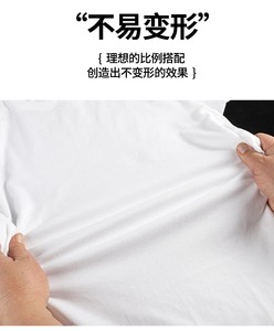 เสื้อยืดผู้ชายทรงปกติ ผ้าเจอร์ซีย์คอตตอน 100% คุณภาพสูง ลายเรียบ พิมพ์ลายพัฟฟ์ ระบายอากาศได้ดี เป็นมิตรต่อสิ่งแวดล้อม - Product Image 5