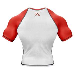 Custom <b>Compression</b> <b>Men's</b> Rashguard Short Sleeve BJJ MMA Grappling Training <b>Shirt</b> Breathable Quick Dry Brazilian Jiu Jitsu Top - Product Image 4