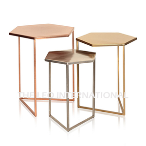 Stylish Metal And Glass Coffee <b>Table</b> New Design Customized Decorative <b>Nesting</b> <b>Table</b> New Arrival Luxury Home Furniture - Product Image 6