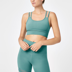Pakistan Manufacture Women Yoga Set Best Selling Unique Design Solid Pattern Yoga Suits - Product Image 2