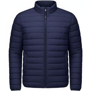Chaqueta de Invierno Acolchada de Nailon con Capucha para Hombre, Impermeable, Ecológica, Personalizable con Bordado, al por Mayor - Product Image 1