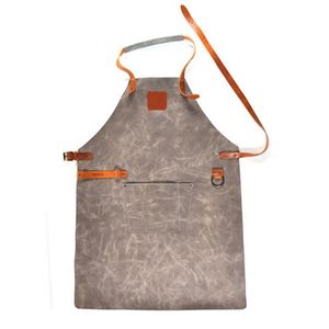 Tablier de soudage thermique tissé en cuir de vachette réglable, robuste, pour usage quotidien - Product Image 5