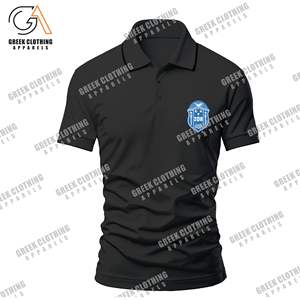Camisetas Deportivas de Algodón Bordadas Personalizadas de Zeta Phi Beta, Ropa Casual para Hermandades, Camisetas Polo para Hombre - Product Image 1