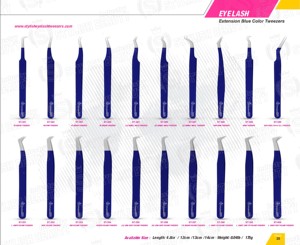 Pinces à cils en acier inoxydable de forme parfaite, différentes couleurs, légères, ergonomiques, prise en main confortable - Product Image 6