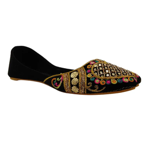 Shoes Khussa Punjabi Woman Traditional Handmade Khussa Wedding Bridal Punjabi <b>Jutti</b> Hand Made Fancy Khussas Wholesale OEM ODM - Product Image 4