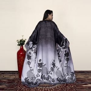 Abaya légère et respirante en polyester à manches longues, coupe ample, design modeste pour femmes - ODM Occasions spéciales - Product Image 5