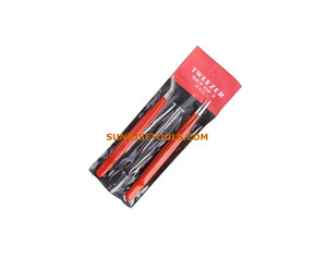 SUNTOOLS/STIPL Ensemble de 2 pinces en acier inoxydable avec manche rouge, outils de fabrication de bijoux pour une manipulation précise en DIY - Product Image 2