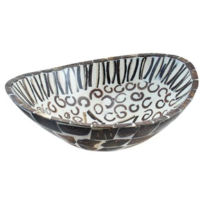 ชามโลหะทำมือเคลือบทองผิวขัดเงาสำหรับเสิร์ฟอาหารและตกแต่ง - Product Image 2