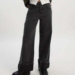 Jeans de Mezclilla Casuales para Mujer, Estilo Desgastado, Rotos, Lavados y Decolorados, con Detalle de Lazo, Precio de Fábrica, Servicio OEM Personalizable - Product Image 6