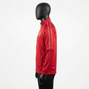 High Quality Winter Sporty Full Zip Stand Collar Front Logo Training Sports <b>Jacket</b> Long Sleeve <b>Workout</b> Lightweight Activewear - Product Image 3