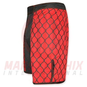 Diseña tus propios shorts de MMA con logo para hombre, producto unisex más vendido, hecho de poliéster, corte regular, shorts para artes marciales mixtas. - Product Image 2