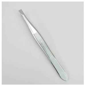 Pinzas Profesionales Duraderas y Reutilizables de Acero Inoxidable para Cejas y Pestañas, Diseño de Punta Inclinada, Diferentes Funciones de Maquillaje, Personalizadas - Product Image 2