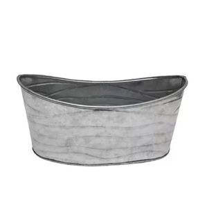 Maceta Redonda de Metal Forjado a Mano para Interiores - Product Image 3