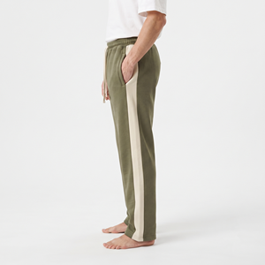 Baggy Men's Cotton Sweatpants Oversized <b>Wide</b> <b>Leg</b> Stacked <b>Joggers</b> Side Stripe Casual Fashion Streetwear Pants - Product Image 3