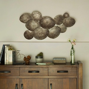 Modern Metal Foliage <b>Wall</b> Art Gold-Plated Irregular Shape Handmade <b>Boho</b> Home Decoration Medium 25-32 Inch - Product Image 6