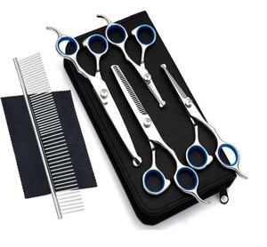 Pet Grooming <b>Kit</b> High Quality Hair Cutting Scissors Set for Pets - Product Image 4