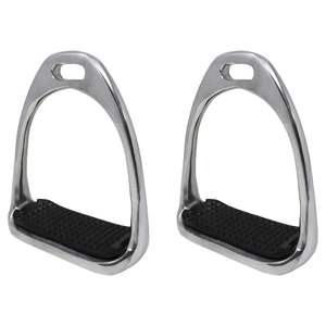 Étriers flexibles Étriers d'équitation de sécurité Étriers de cheval anglais avec tampon en caoutchouc antidérapant Accessoires pour outils d'équitation - Product Image 4