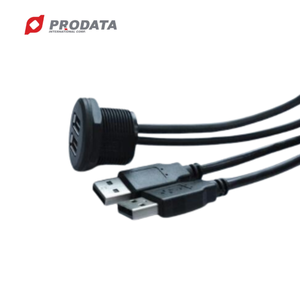 Harnais de câblage robuste étanche IP67 avec double port USB 3.0, isolé PVC/PTFE/PBT pour moto, automobile et machines - Product Image 4