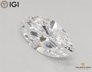 Diamante Cultivado en Laboratorio CVD de Corte Marquise de 0.50 Quilates, Color D, Claridad VVS1, con Certificado IGI, para Creación de Anillos Solitarios Personalizados - Product Image 6