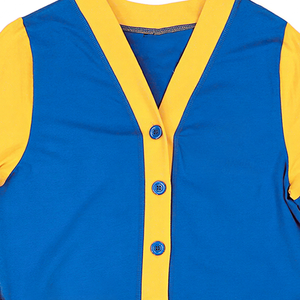 Suéter de lana acrílica con cuello en V personalizado FVSU Wildcats, cárdigan antiarrugas de manga larga, ropa griega tejida, oferta del fabricante - Product Image 4