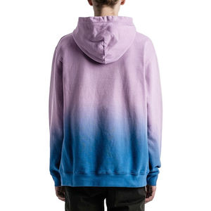 Sweat à capuche oversize pour homme en molleton 100% coton 400g, design uni teint, technique brodée, écologique, vêtement d'hiver durable - Product Image 3
