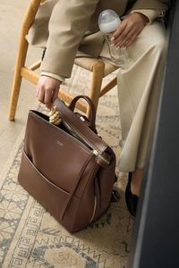 Sac fourre-tout en cuir vintage de luxe pour femmes, élégant et spacieux, sac à main de bureau - Product Image 2