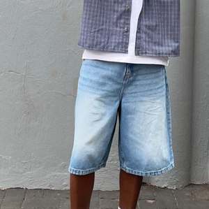 New arrival Custom Men Jeans Light Blue <b>Short</b> Men's Jorts <b>Trousers</b> <b>Trouser</b> Baggy Pants Pant Plus Size <b>Shorts</b> custom OEM Quality - Product Image 5