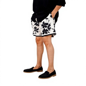 Men's Solid Knee Length Board Shorts Quick Dry Windproof Breathable <b>Woolen</b> Elastic Casual - Product Image 2