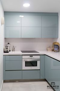 Meubles de cuisine modernes en bois massif - Luxe de ton clair haut de gamme - Product Image 3