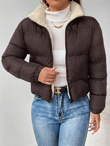 Chaquetas de Mujer en Todos los Colores, Precio al por Mayor, Servicio OEM, Nuevo Estilo, Chaquetas de Mujer Transpirables, Cortas, Abrigo de Invierno Sólido - Product Image 1