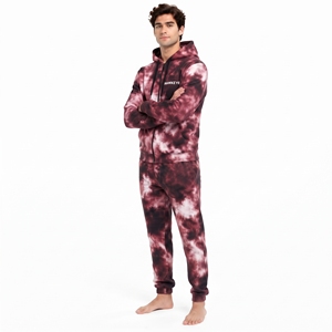 Conjunto Deportivo de Dos Piezas para Hombre, Diseño Moderno 2026, Sudadera con Cremallera Completa y Pantalones Jogger, Ropa Casual Transpirable con Estampado Tie Dye - Product Image 2