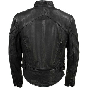 Chaqueta de Motociclista Clásica de Cuero Premium para Mujer, Estilo MC, SAMROZ SPORTS - Product Image 2