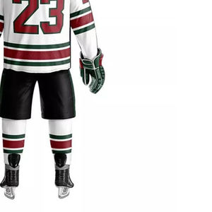 Uniforme de hockey sur glace à séchage rapide le plus vendu pour hommes, entièrement personnalisable, vêtements de sport en gros, vêtements de hockey sur glace de haute qualité - Product Image 4