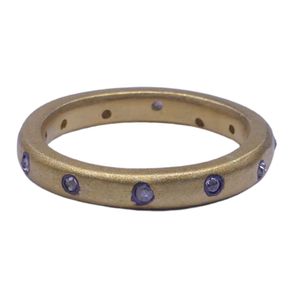 Wedding Wear 925 Sterling Silver Gold Plated Jewelry Diamond Gemstone Women Wear Classic Couple <b>Spinner</b> <b>Ring</b> - Product Image 2