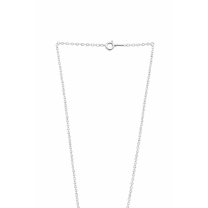 สร้อยคอจี้รูปไข่ประดับไพลินสีน้ำเงินเงินแท้ 925 ดีไซน์คลาสสิกแบบหนามเตย สำหรับผู้หญิง สวมใส่ในงานแต่งงาน งานเลี้ยง หรือในชีวิตประจำวัน - Product Image 3