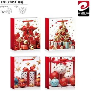 Sacchetto Regalo Natalizio 26*32*10 cm - Forniture per le Festività - Product Image 2