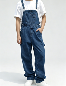 Combinaisons en jean pour hommes de haute qualité, pantalons longs en tissu de coton durable, coupe-vent, imperméables, salopettes de travail en denim - Product Image 1