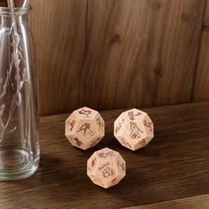 Dés en bois de haute qualité pour jeux de rôle, dés polyédriques en bois pour jeux de table professionnels, fournitures de jeux en gros - Product Image 1