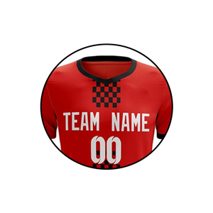 Ensemble de maillots de football personnalisés en polyester respirant pour hommes, avec logo et couleur personnalisés - Product Image 3