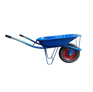Vietnam-Made High Quality Solid <b>Wheelbarrow</b> with Pneumatic Wheel and Plastic <b>Metal</b> Tray for Garden Construction - Product Image 6