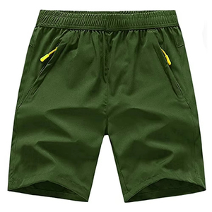 Shorts de sport pour hommes High Street Solid - Séchage rapide, respirant, tissu Oxford, taille élastique, logo personnalisé - Product Image 3