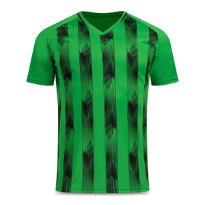 Maillot de football personnalisé pour adulte, manches courtes, été, respirant, séchage rapide, coupe-vent, écologique, 100% polyester - Product Image 2