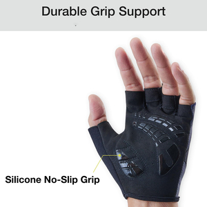 Gants de cyclisme pour hommes et femmes, gants de vélo de montagne, demi-doigts, pour course sur route, antidérapants, respirants - Product Image 2