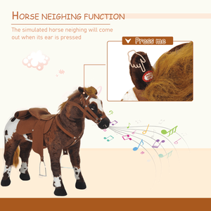 Cavallo a Dondolo in Legno per Bambini, Stile Animale, con Funzione di Gioco Attivabile con la Voce - Product Image 4