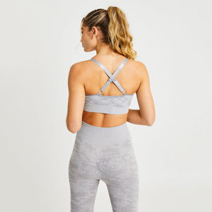 Nouvel ensemble de yoga pour femmes de haute qualité, taille élastique, respirant, écologique, 2 pièces, comprenant un pantalon long et un soutien-gorge de sport - Product Image 5