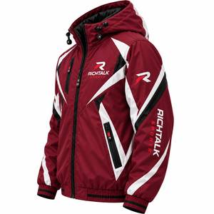 OEM Custom Service High Quality Eco-Friendly Breathable Quick Dry <b>Fleece</b> Polyester/Cotton Hooded Winter Bomber Jacket <b>Zipper</b> Men - Product Image 2